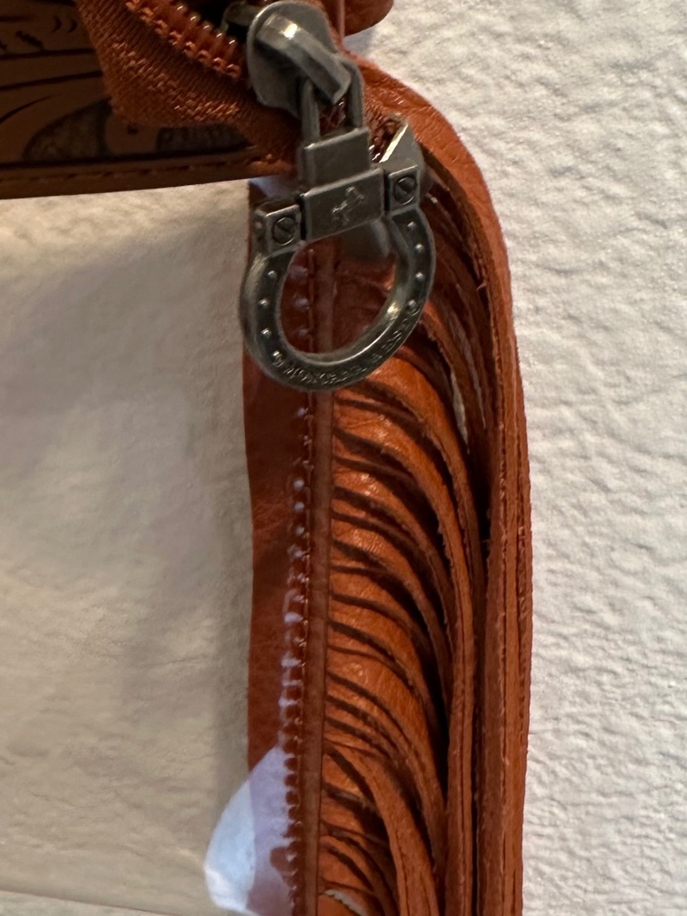 Montana West leather fringe Purse. NWOT - Picture 7 of 9